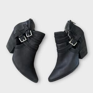 CHARLES BY CHARLES DAVID Black Naval bootie, size 11